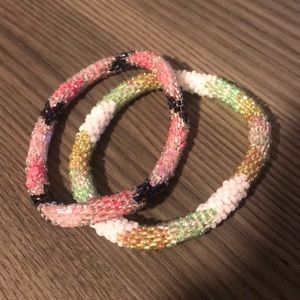 Beaded Bangles Pair
